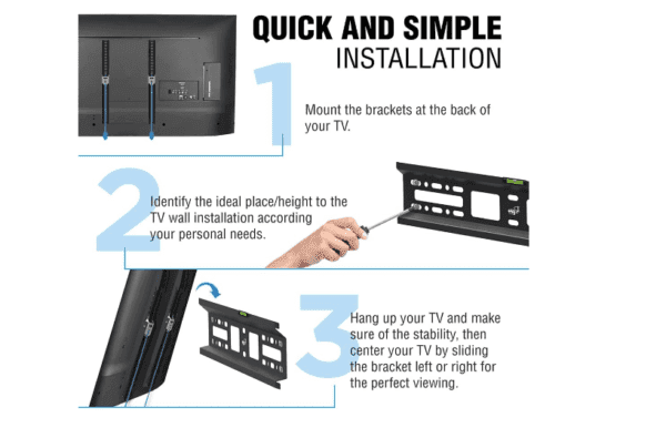 Suporte Fixo de Parede Para TVs de 32
