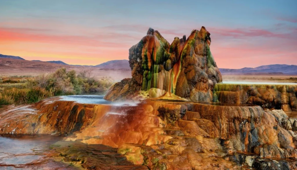 Fly Geyser Nevada Estados Unidos