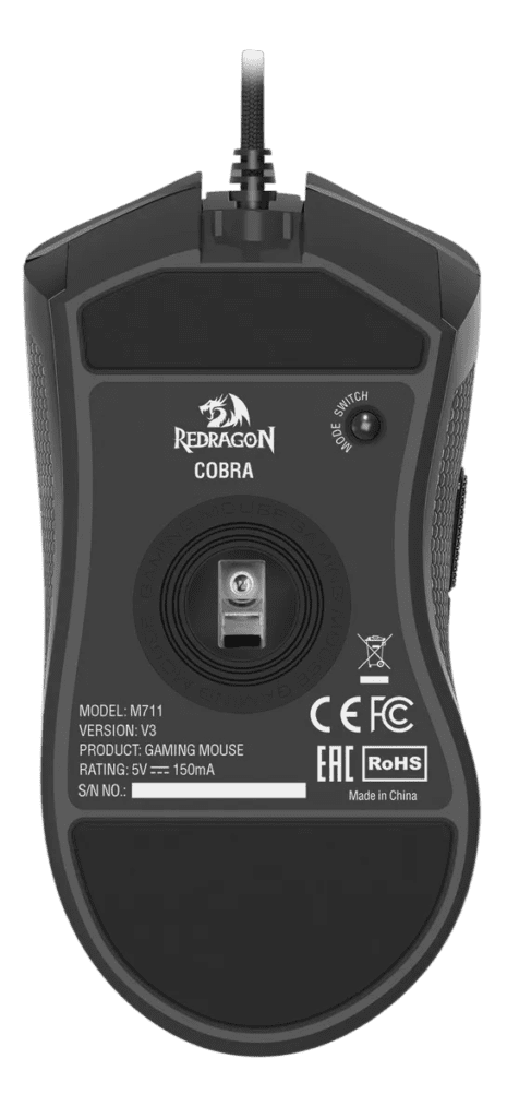 promoçao mouse gamer red dragon