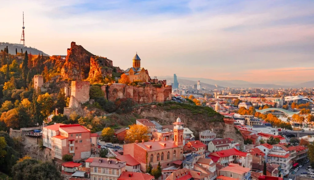Tbilisi Geórgia vista de cima