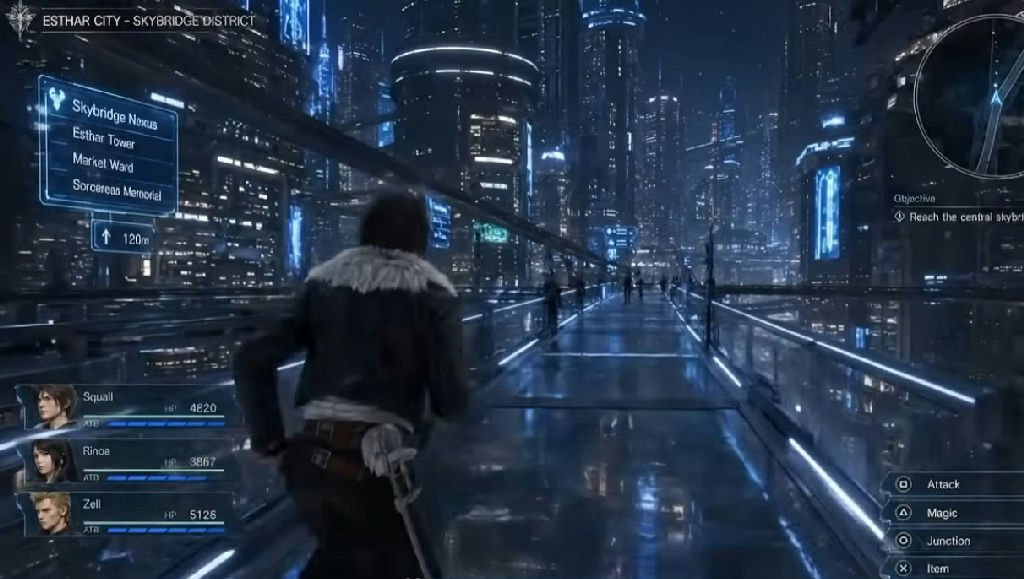 Conceito de Final Fantasy 8 recriado com inteligência artificial divide opiniões