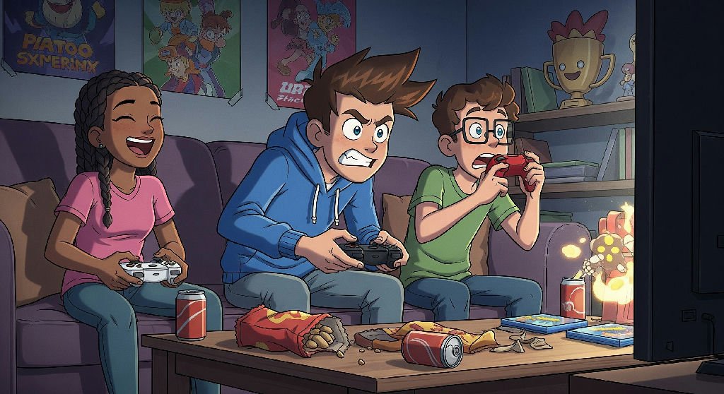 Gamers se preparam para maratonas de jogos neste final de semana