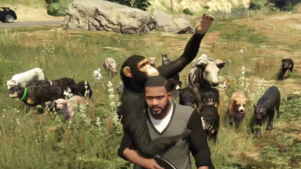 Mod de GTA 5 permite criar exército de animais em Los Santos