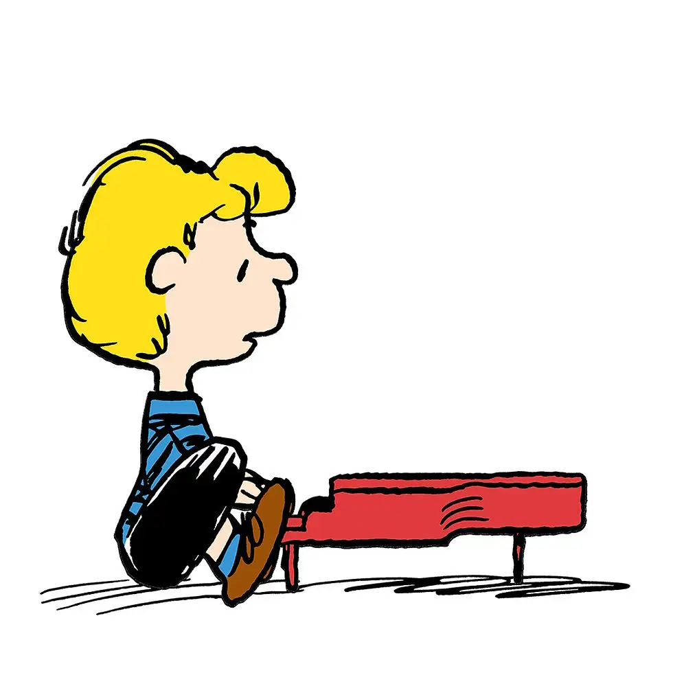A quebra de regras de Charles Schulz com o pianista Schroeder em Peanuts