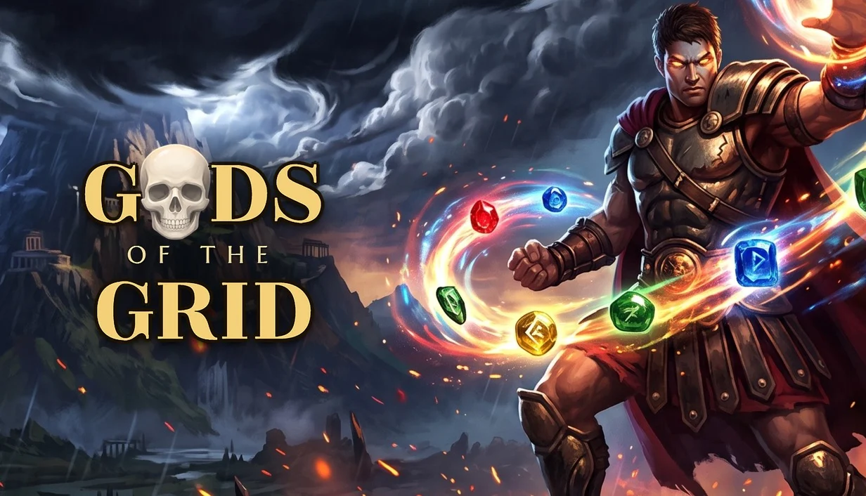 Gods of the Grid une mitologia grega e mecânica roguelite em novo jogo
