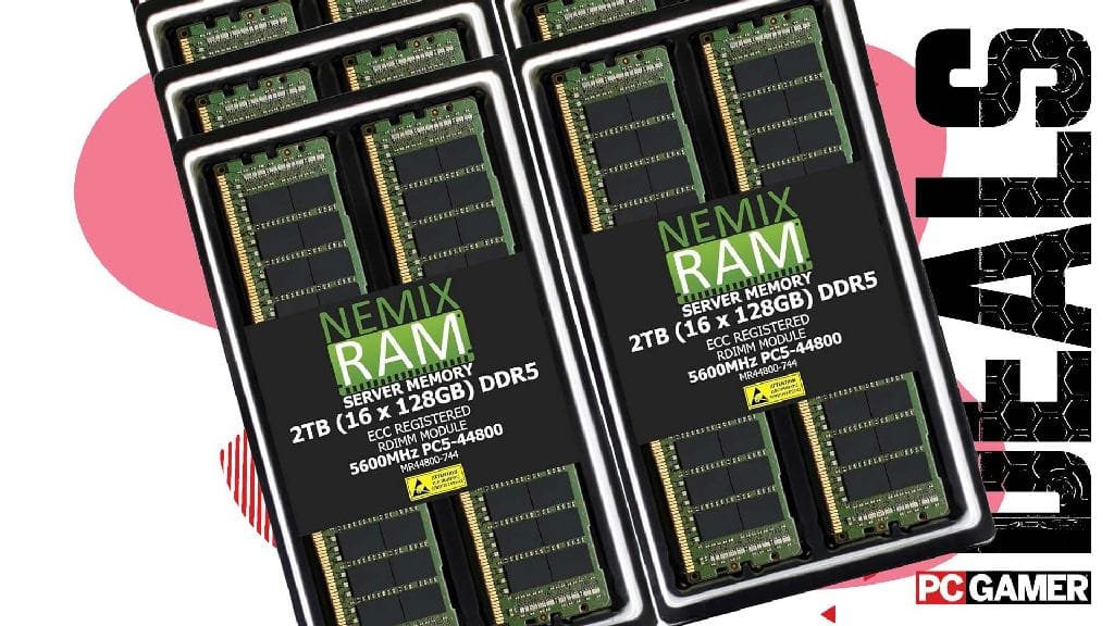 Memória RAM de 2 TB por mais de 100 mil dólares surge na Amazon