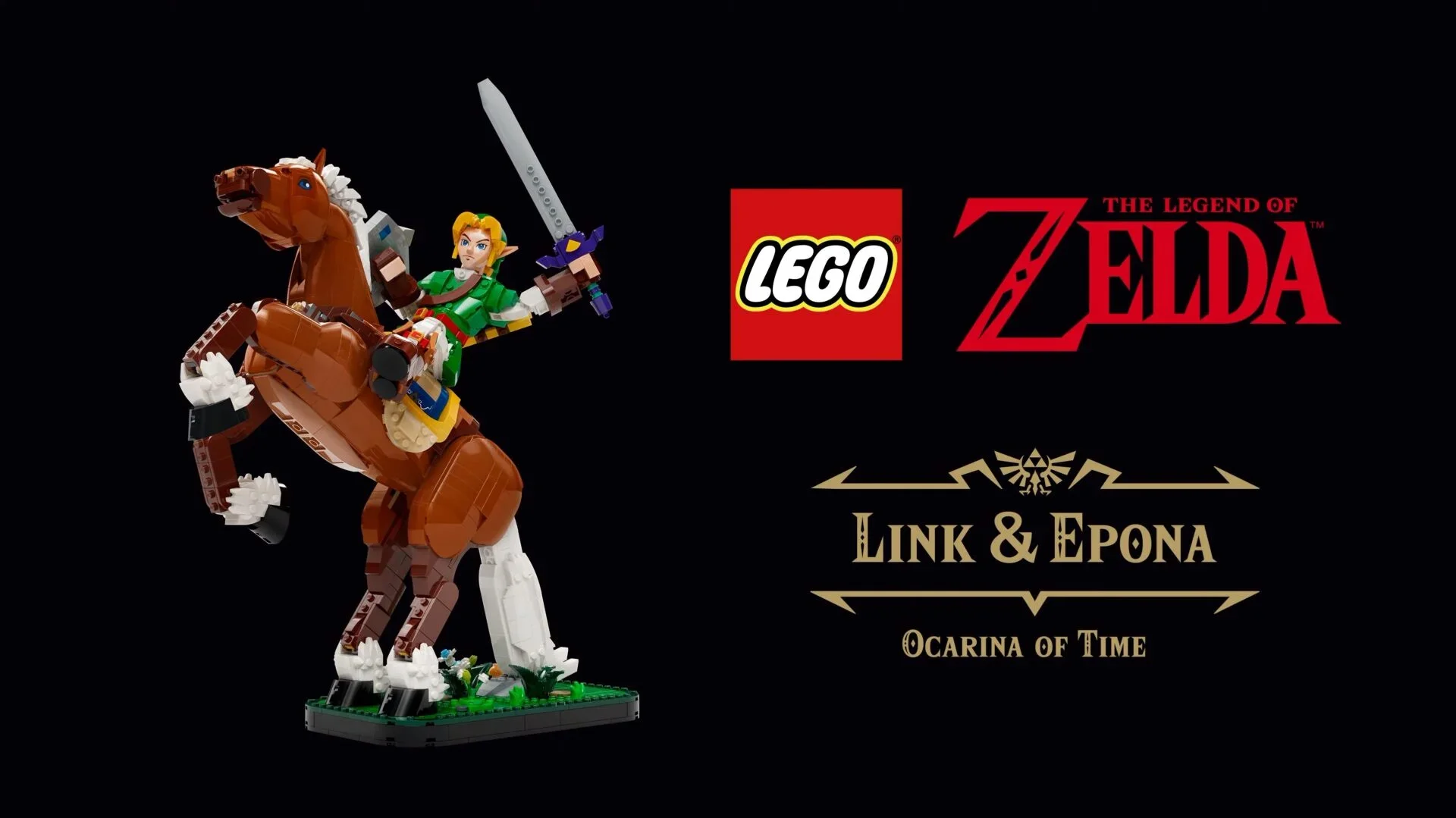 Novo conjunto LEGO de The Legend of Zelda traz Link e Epona em montagem detalhada
