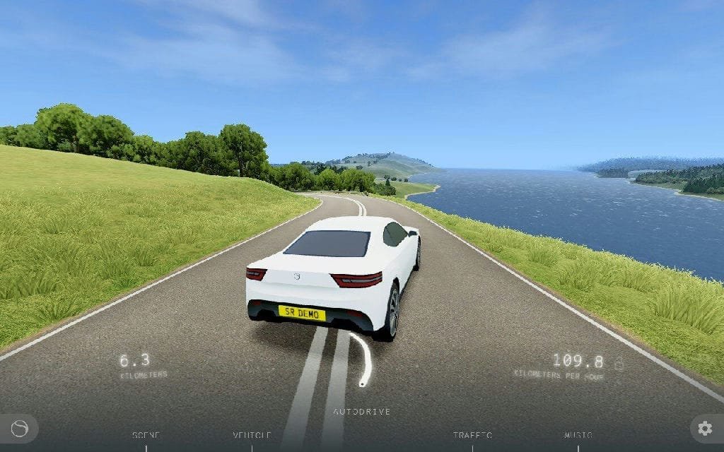Slow Roads inova com interface minimalista para simulação de direção