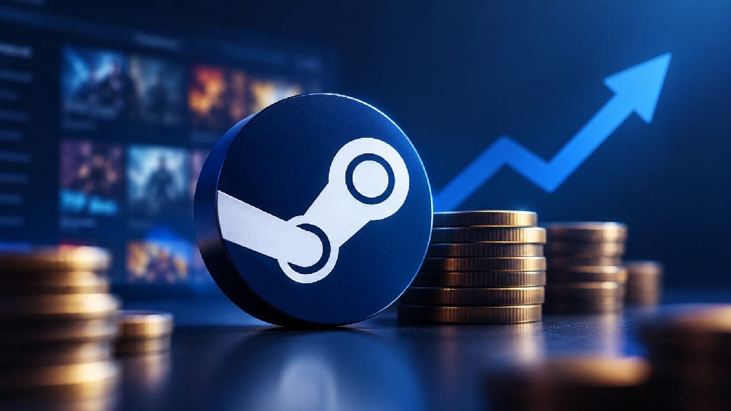 Valve atinge faturamento de 15 bilhões de dólares na Steam em 2026